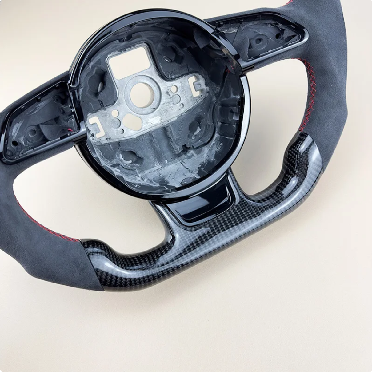 Audi | Carbon Steering Wheel Alcantara | A3 A4 A5 A6 A7 Q3 Q5 Q7 | | Upgrade - Pluscenter