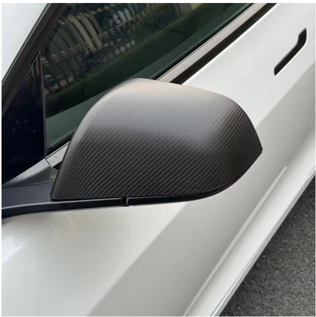 For Tesla 3 | Y Real Carbon Fiber Mirror Cover