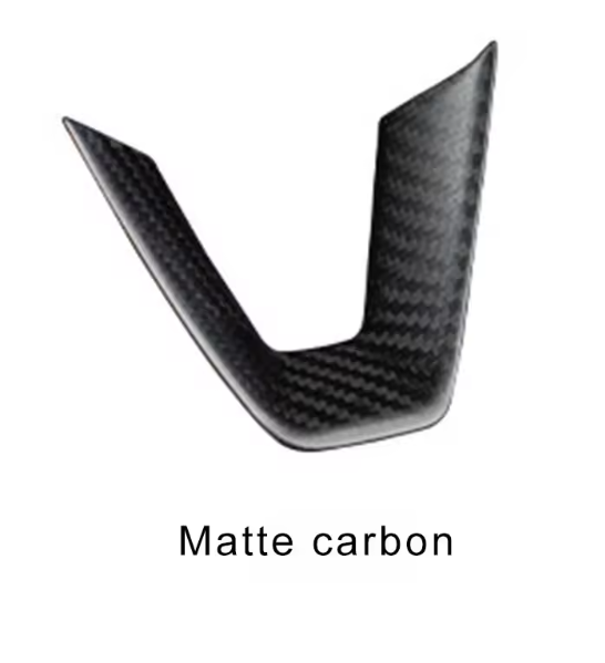 For Tesla 3 Real Carbon Fiber Steering Wheel Cover - Pluscenter