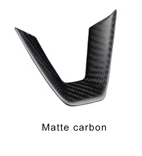 For Tesla 3 Real Carbon Fiber Steering Wheel Cover