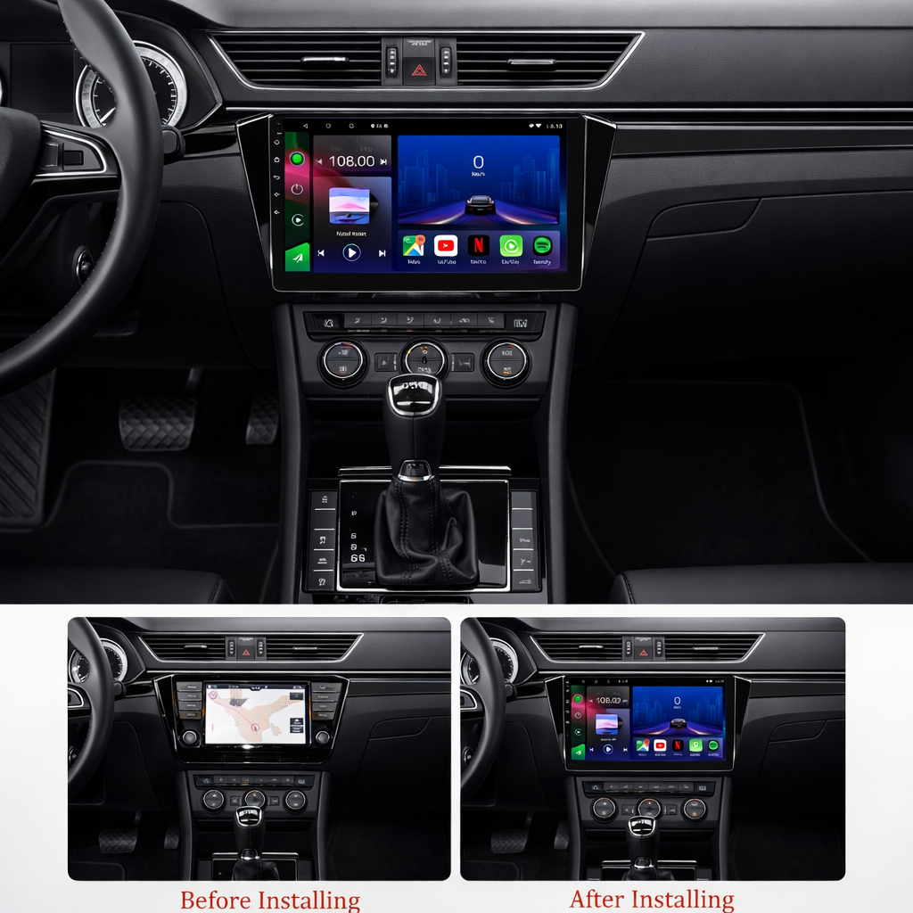 Skoda Superb 2015-2020 Android 15 Car Stereo Head Unit | CarPlay Android Auto - Pluscenter