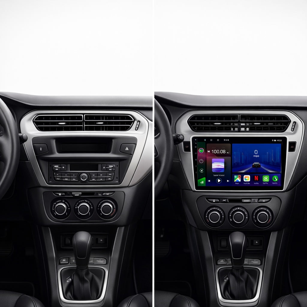 Citroen C-Elysee Peugeot 301 2014-2018 Android 14 Car Stereo Head Unit CarPlay Android Auto - Pluscenter