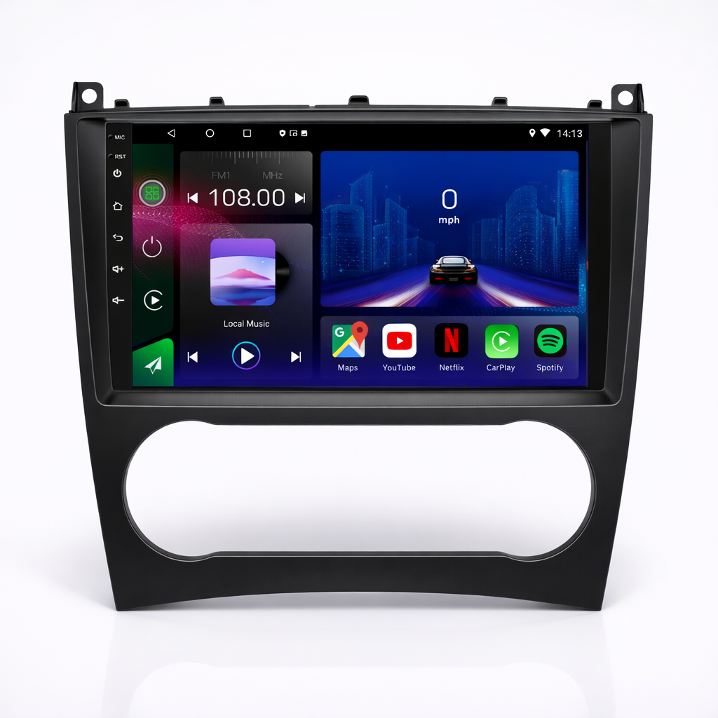Mercedes C Class G CLC CLK W203 W209 W463 2005-2009 Android 15 Car Stereo Head Unit | CarPlay & Android Auto - Pluscenter