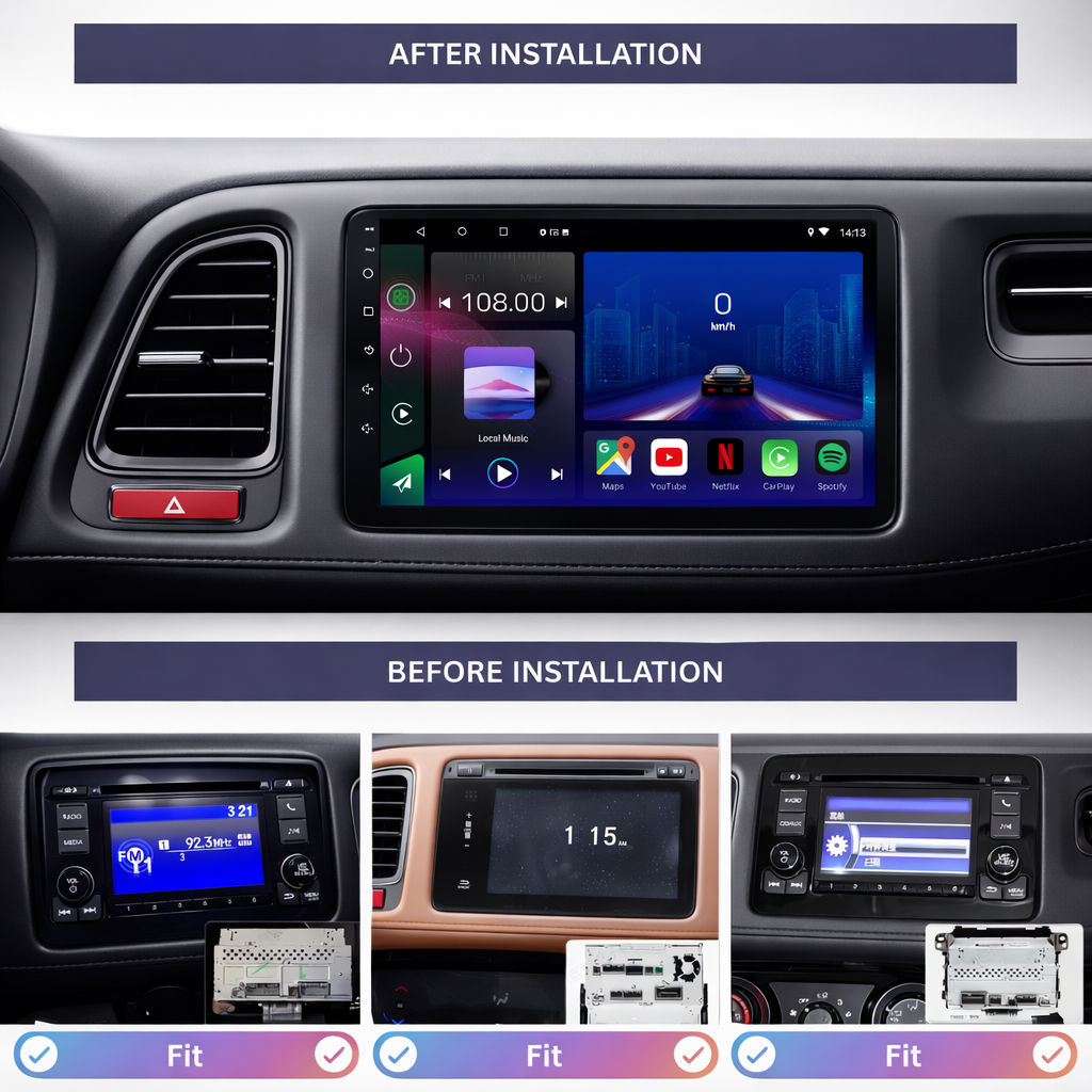 Honda HR-V RHD 2014-2020 Android 15 Car Stereo Head Unit | CarPlay & Android Auto - Pluscenter
