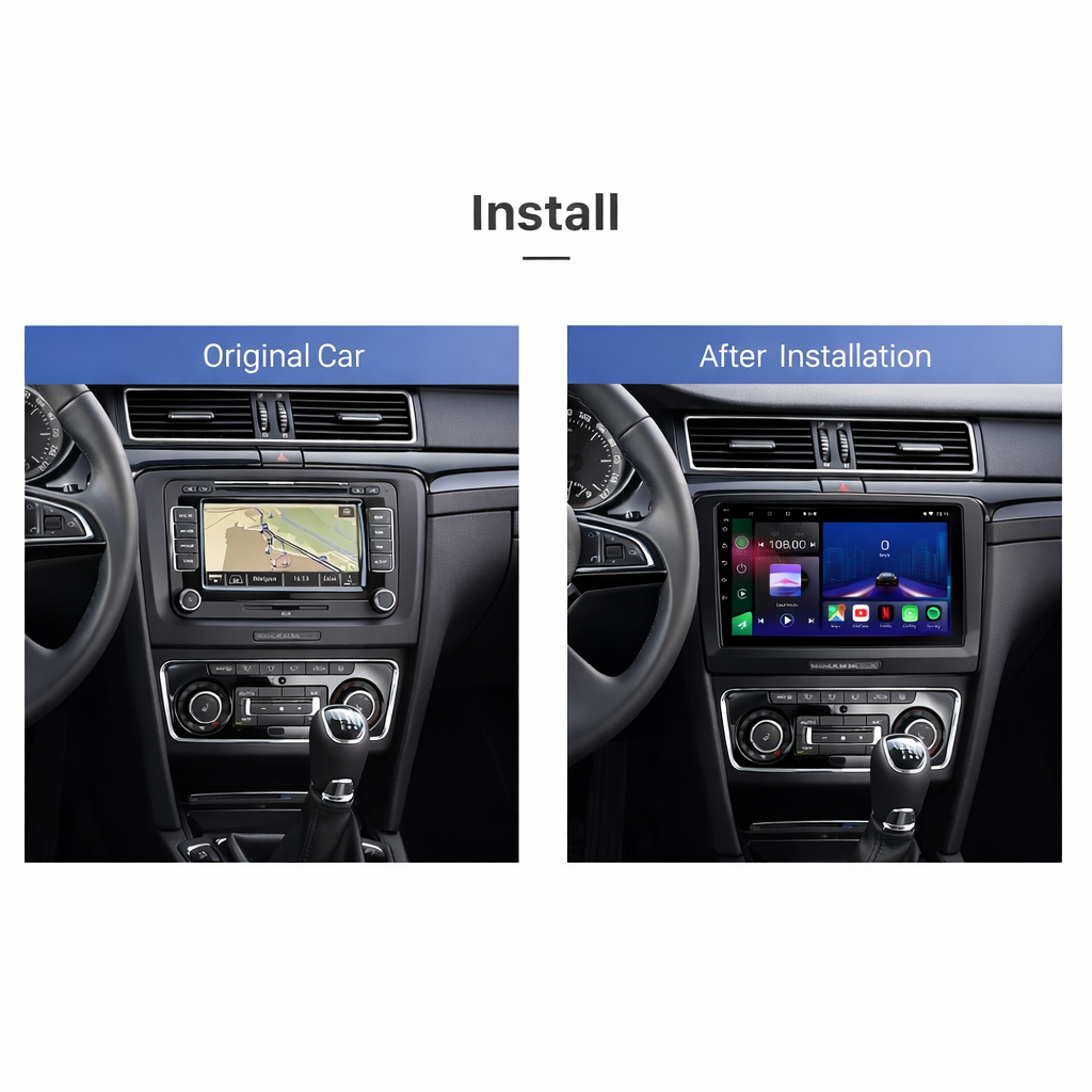 Skoda Superb 2008-2015 Android 15 Car Stereo Head Unit | CarPlay Android Auto - Pluscenter