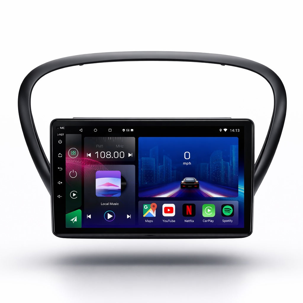 Peugeot 607 2004-2010 Android 14 Car Stereo Head Unit CarPlay Android Auto - Pluscenter
