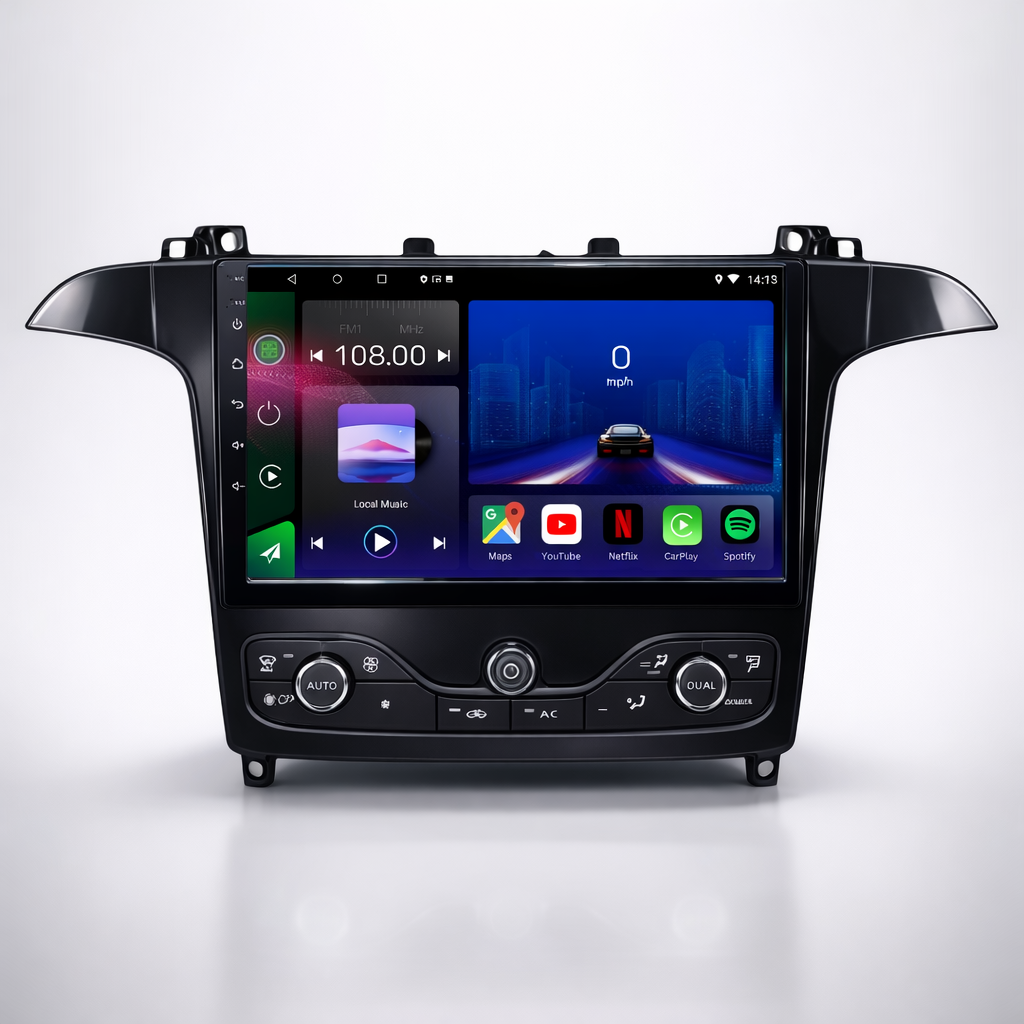 Ford S-Max 2006-2015 Android 15 Car Stereo Head Unit | CarPlay & Android Auto