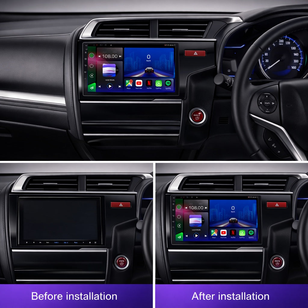 Honda Jazz 2014-2020 Android 14 Car Stereo Head Unit CarPlay Android Auto - Pluscenter