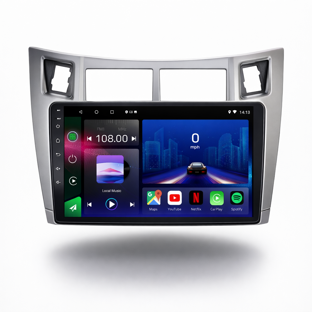 Toyota Yaris 2005–2012 Android 15 Car Stereo Head Unit | CarPlay Android Auto - Pluscenter