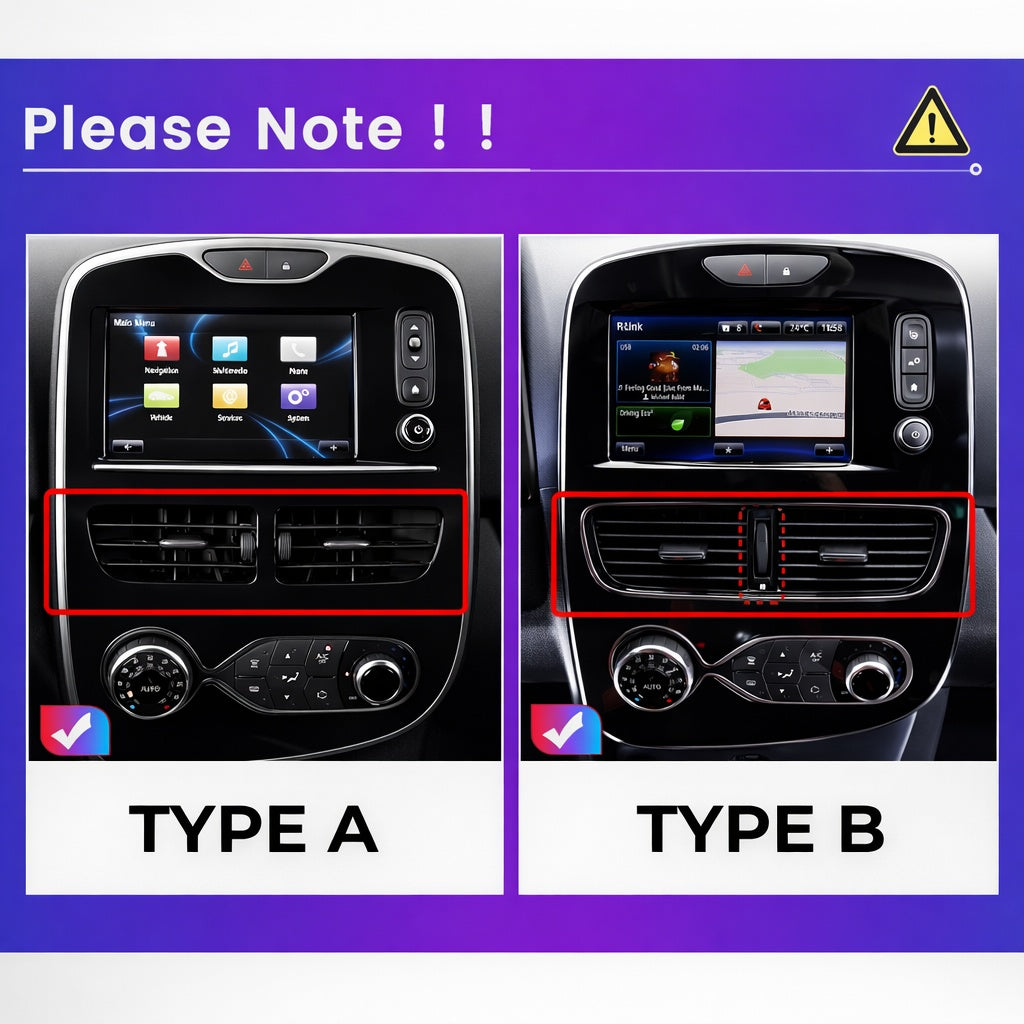 Renault Clio 2012-2021 Android 14 Car Stereo Head Unit | Apple CarPlay Android Auto - Pluscenter