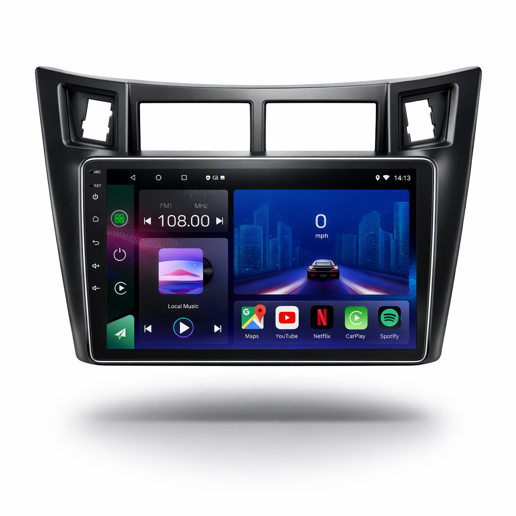 Toyota Yaris 2005–2012 Android 15 Car Stereo Head Unit | CarPlay Android Auto - Pluscenter