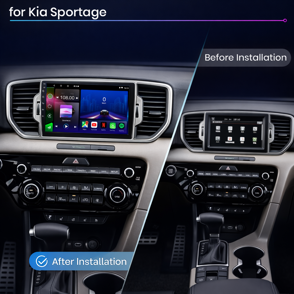 Kia Sportage 2015-2020 Android 15 Car Stereo Head Unit | CarPlay & Android Auto - Pluscenter