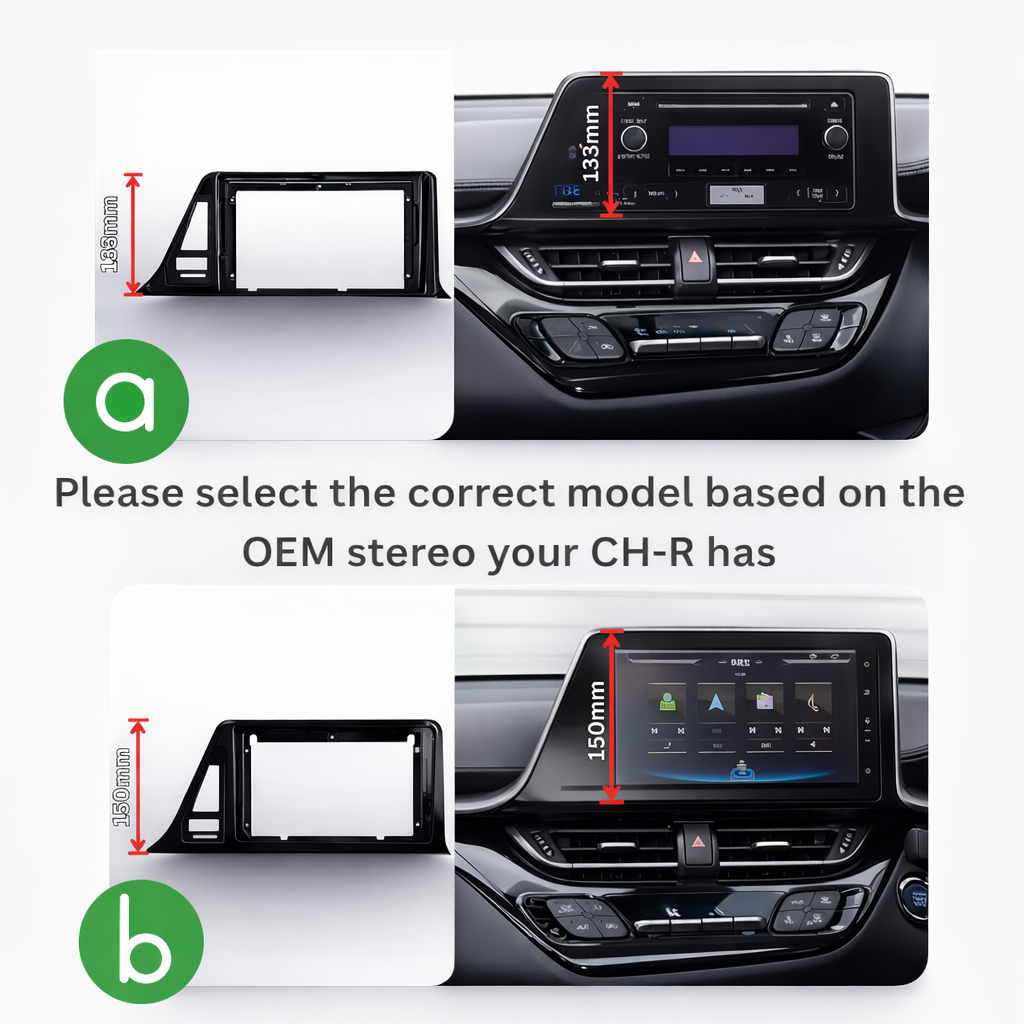 Toyota CH-R CHR 2016-2019 Android 15 Car Stereo Head Unit | CarPlay Android Auto RHD - Pluscenter