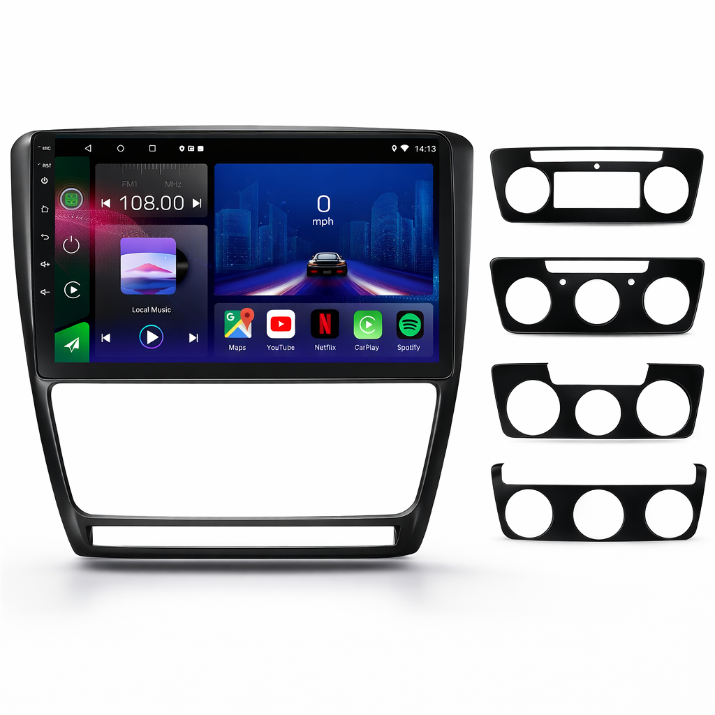 Skoda Octavia MK2 2004-2013 Android 15 Car Stereo Head Unit | CarPlay Android Auto - Pluscenter