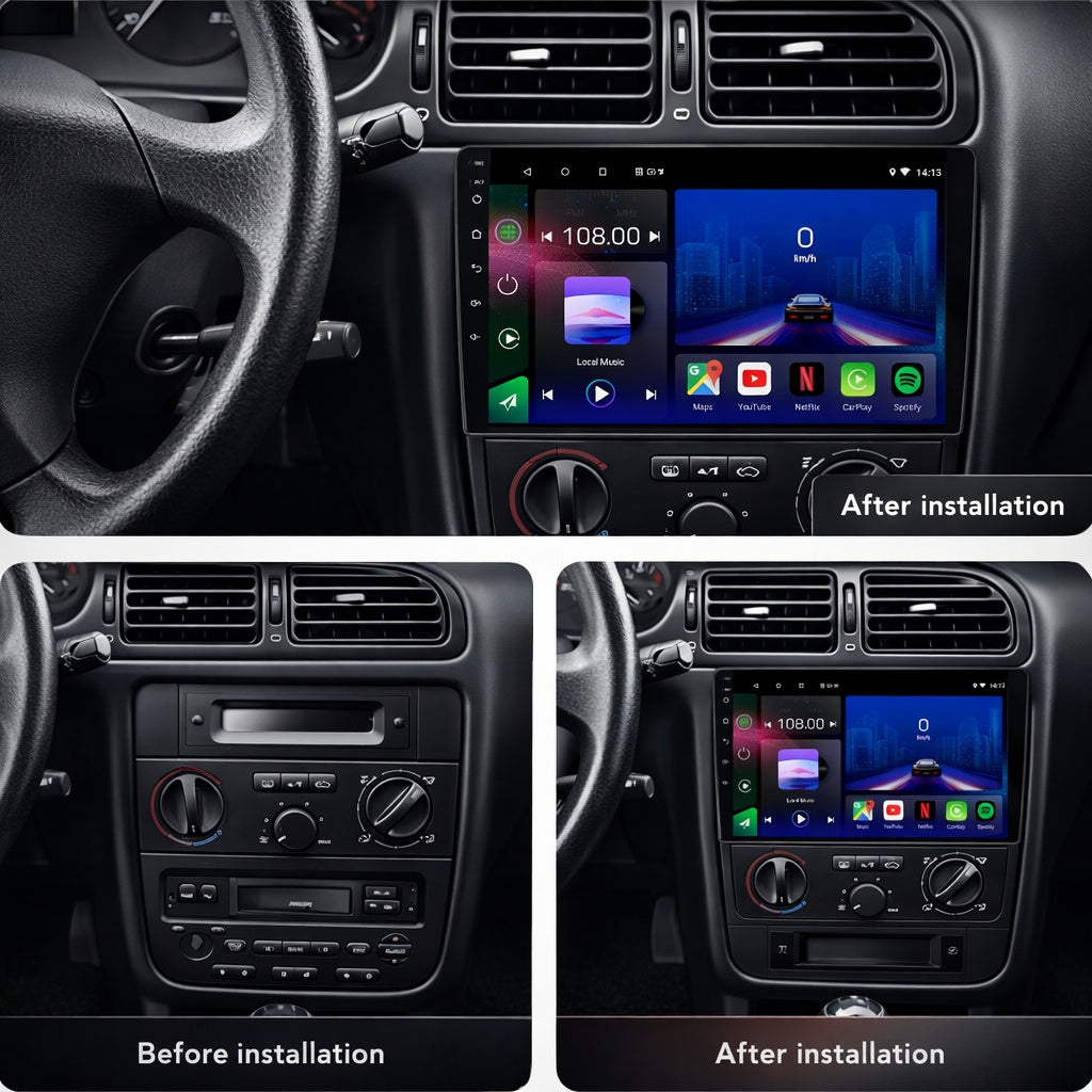 Peugeot 406 1999-2004 Android 14 Car Stereo Head Unit CarPlay Android Auto - Pluscenter