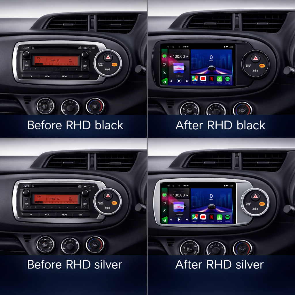 Toyota Yaris 2012–2017 Android 15 Car Stereo Head Unit | CarPlay Android Auto - Pluscenter