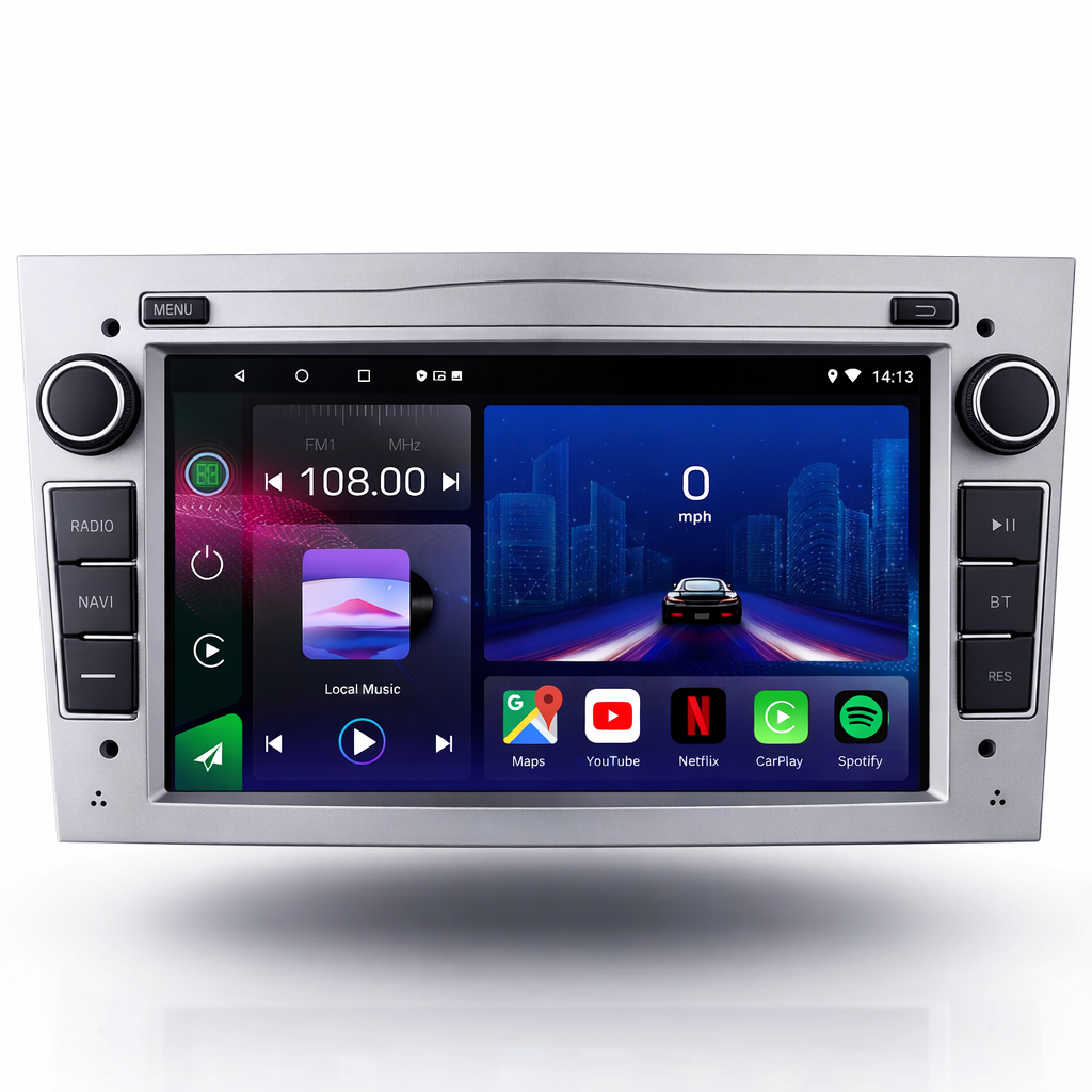 Vauxhall Universal Android 15 Car Stereo Head Unit | CarPlay Android Auto - Pluscenter