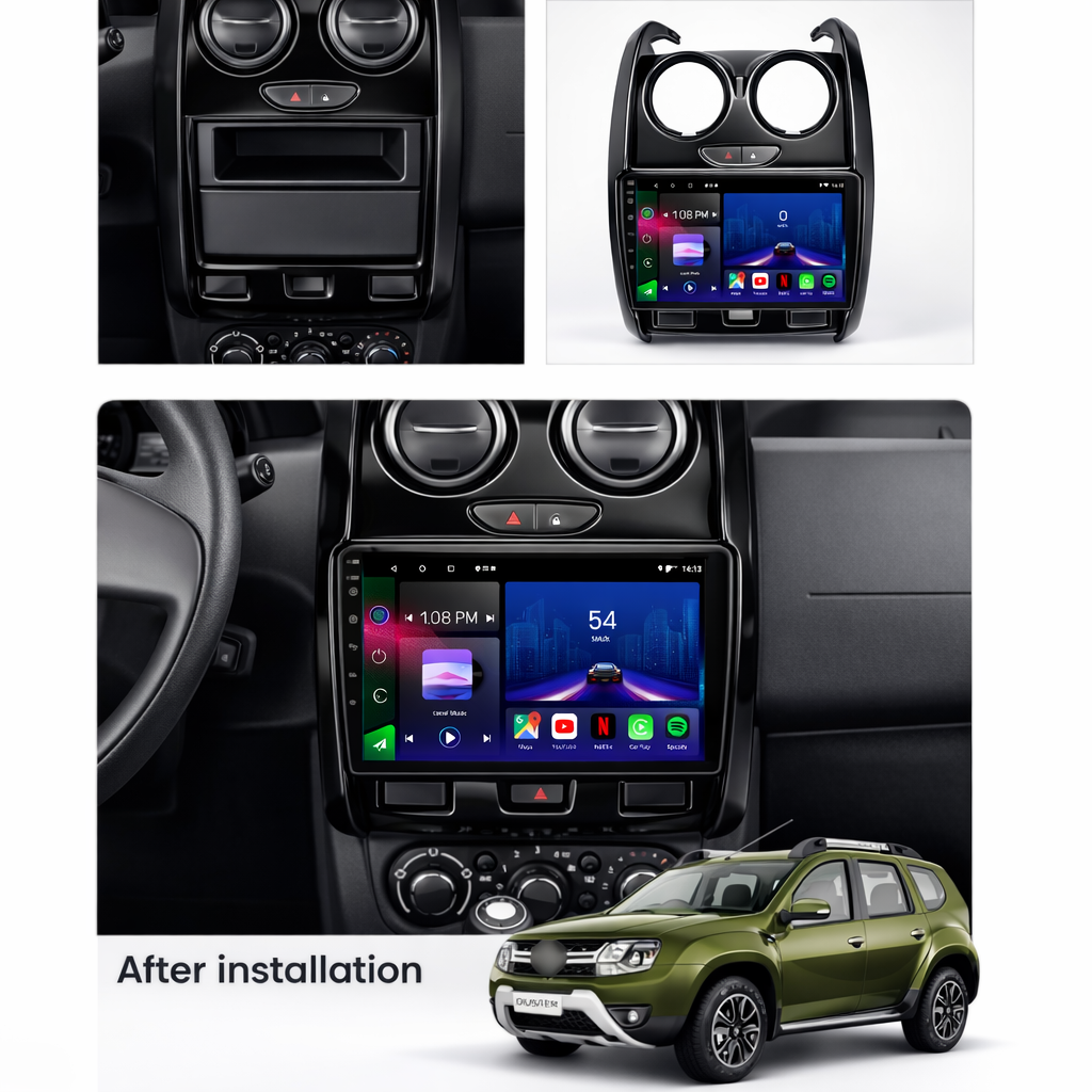 Dacia Duster 2015-2018 Android 15 Car Stereo Head Unit | CarPlay & Android Auto - Pluscenter