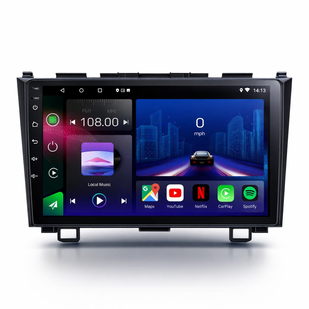 Honda CRV 2007-2011 Android 14 Car Stereo Head Unit CarPlay Android Auto - Pluscenter