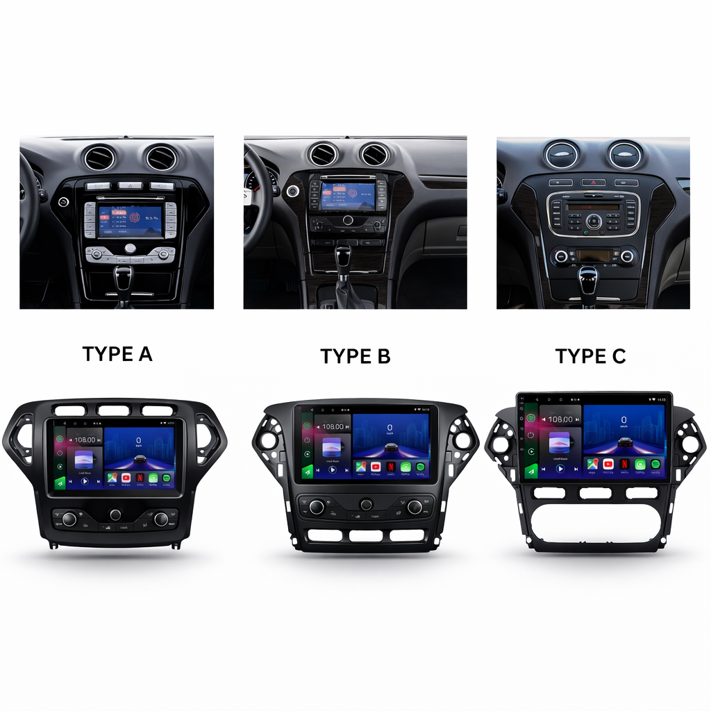 Ford Mondeo MK4 2007-2014 Android 15 Car Stereo Head Unit | CarPlay & Android Auto - Pluscenter