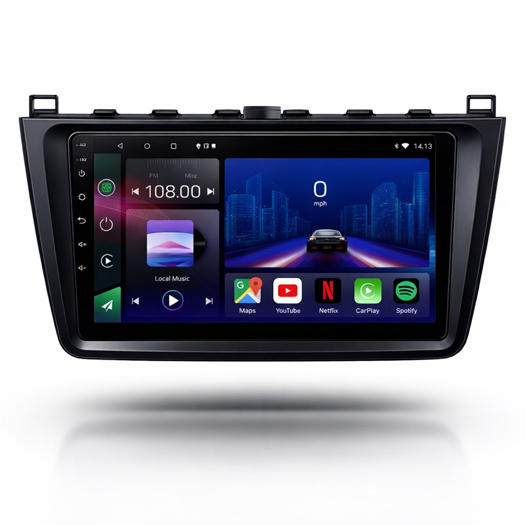 Mazda 6 2007-2012 Android 15 Car Stereo Head Unit | CarPlay & Android Auto - Pluscenter