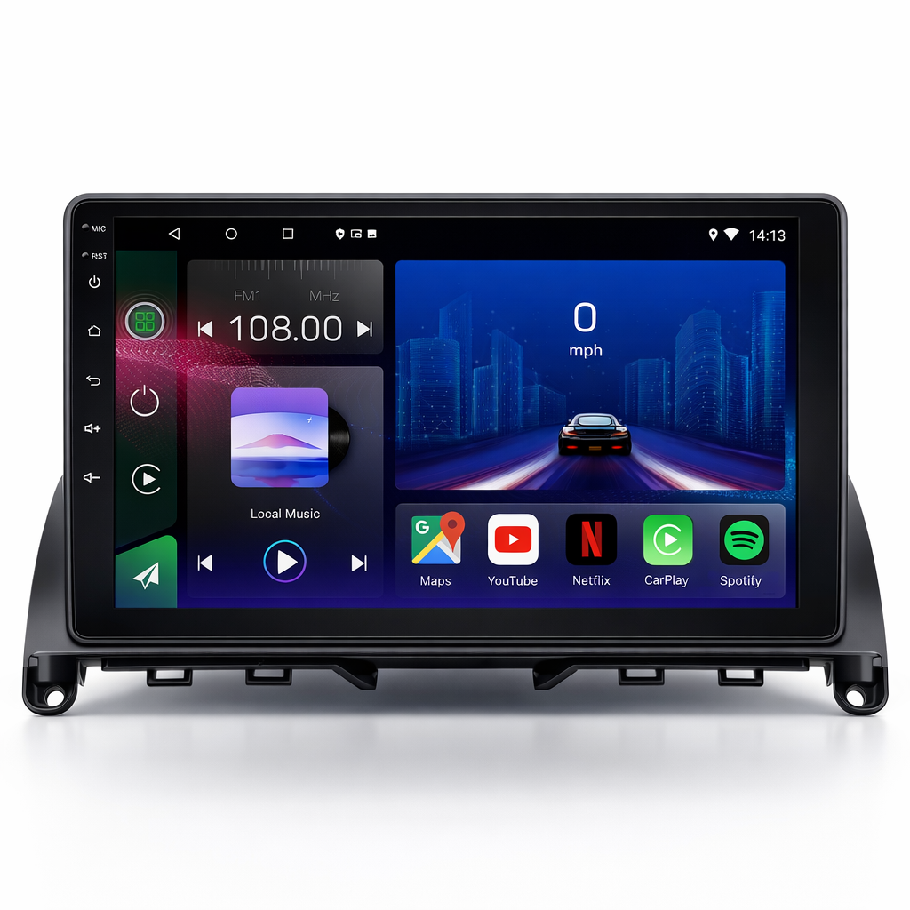 Mercedes C Class W204 S204 2006-2011 Android 15 Car Stereo Head Unit | CarPlay & Android Auto - Pluscenter