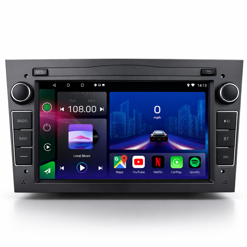 Vauxhall Universal Android 15 Car Stereo Head Unit | CarPlay Android Auto - Pluscenter