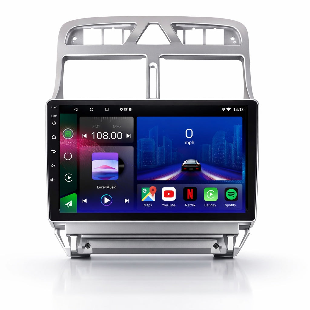 Peugeot 307 & 307 CC 2001-2013 Android 14 Car Stereo Head Unit | CarPlay Android Auto