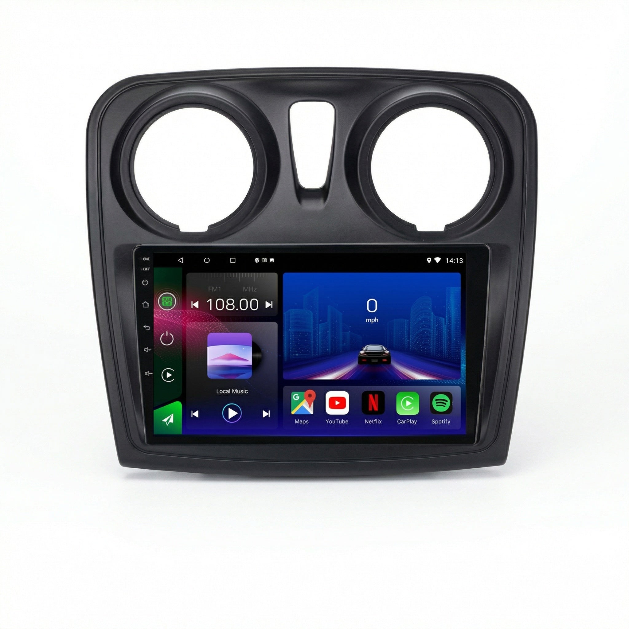 Dacia Logan Sandero Duster 2009-2015 Android 14 Car Stereo Head Unit CarPlay Android Auto - Pluscenter