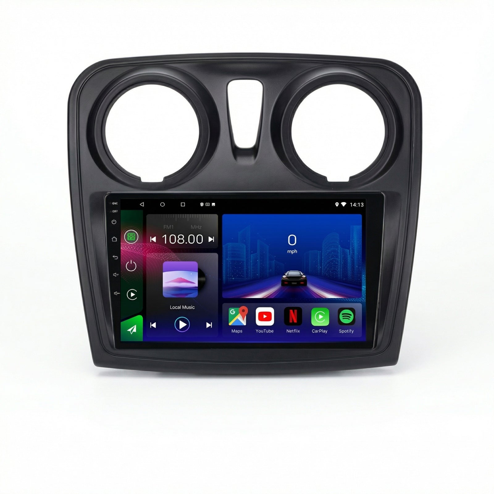 Dacia Logan Sandero Duster 2009-2015 Android 14 Car Stereo Head Unit CarPlay Android Auto - Pluscenter