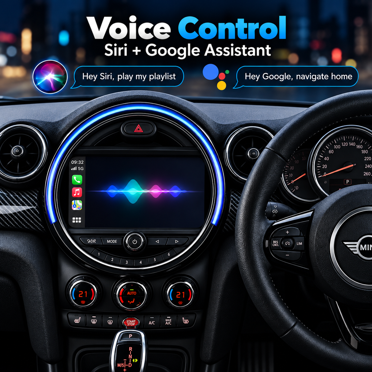 For Mini Wireless Apple CarPlay Retrofit Android Auto Decoder Box NBT CIC EVO Original Screen - Pluscenter