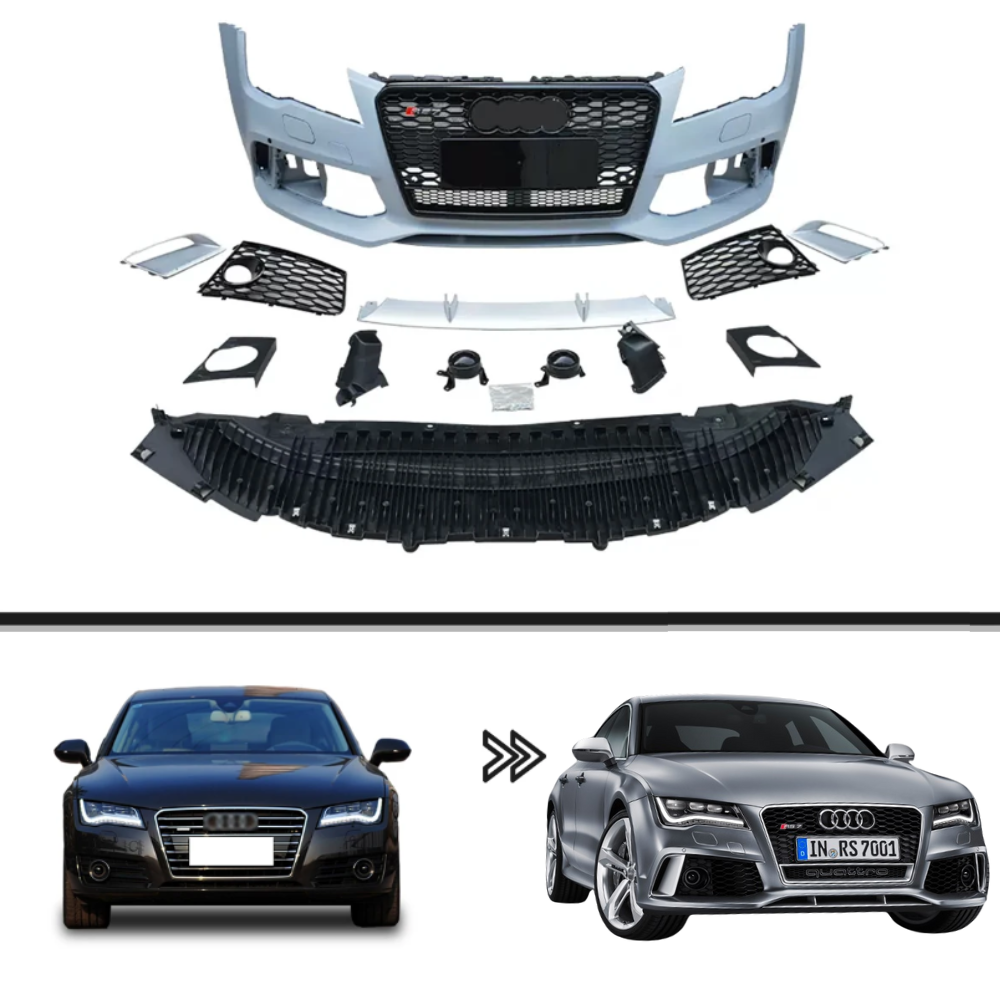 Audi | A7 S7 to RS7 | 2011-2014 | Body Kit Front Bumper | Upgrade - Pluscenter
