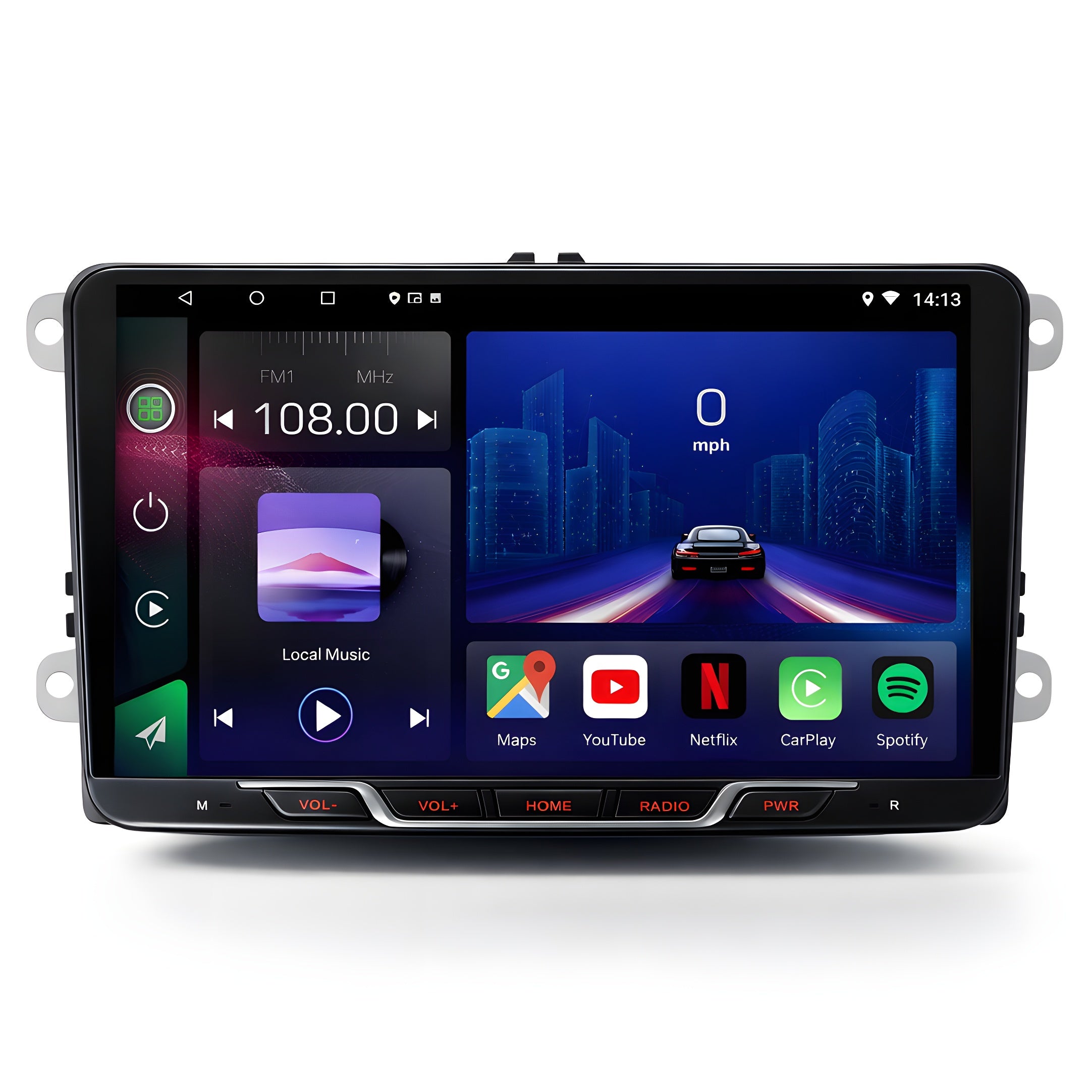 Volkswagen | Seat | Skoda | 9inch Display | Android 14 | Car Stereo | Head Unit