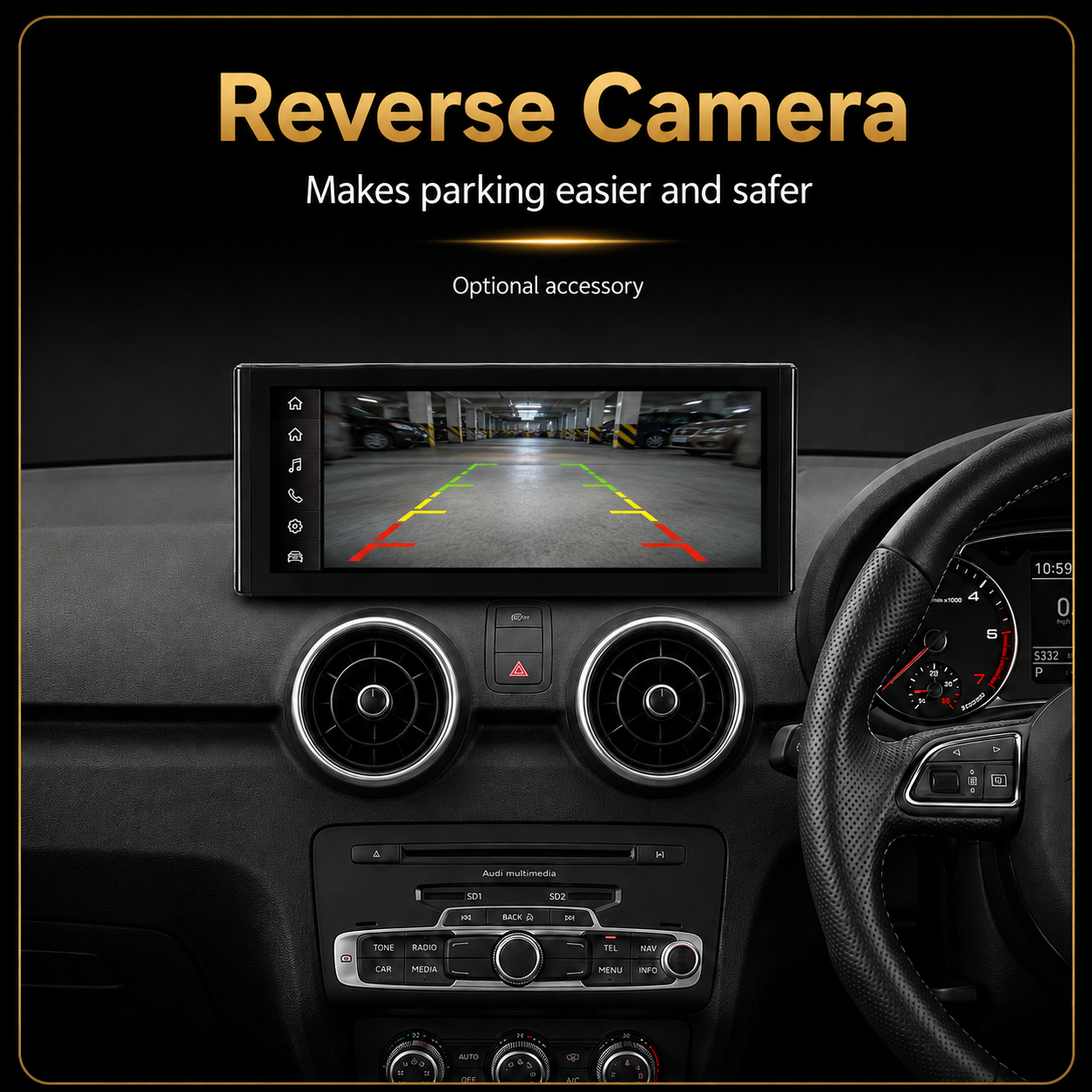 Audi A1/S1 2010-2018 Android 15 Stereo | CarPlay & Android Auto