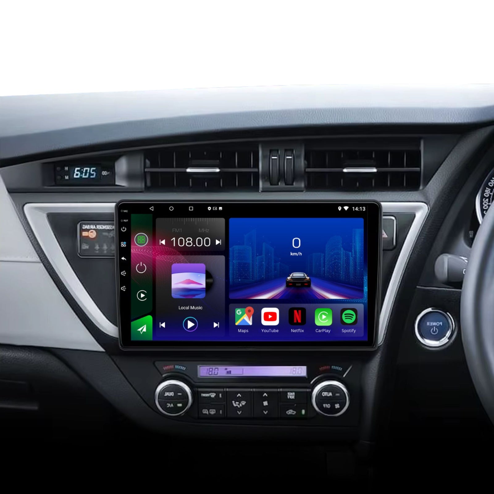 Toyota | Corolla 13-16 | Auris 12-16 | Android 14 | Car Stereo | Head Unit | RHD - Pluscenter