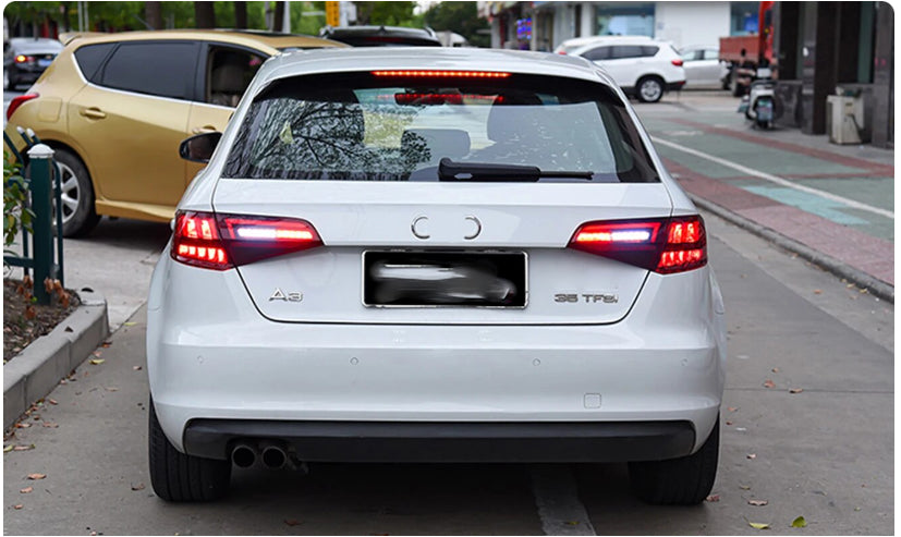 Audi | A3 S3 RS3 | 2013-2020 | Car Lights LED Rear Tail Lights Sequential Turn Signal | Sportback - Pluscenter