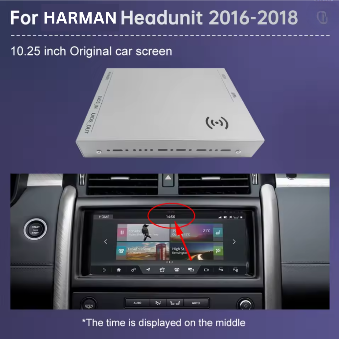 Wireless Apple CarPlay & Android Auto Retrofit for Land Rover, Range Rover & Jaguar 2012–2018 - Pluscenter