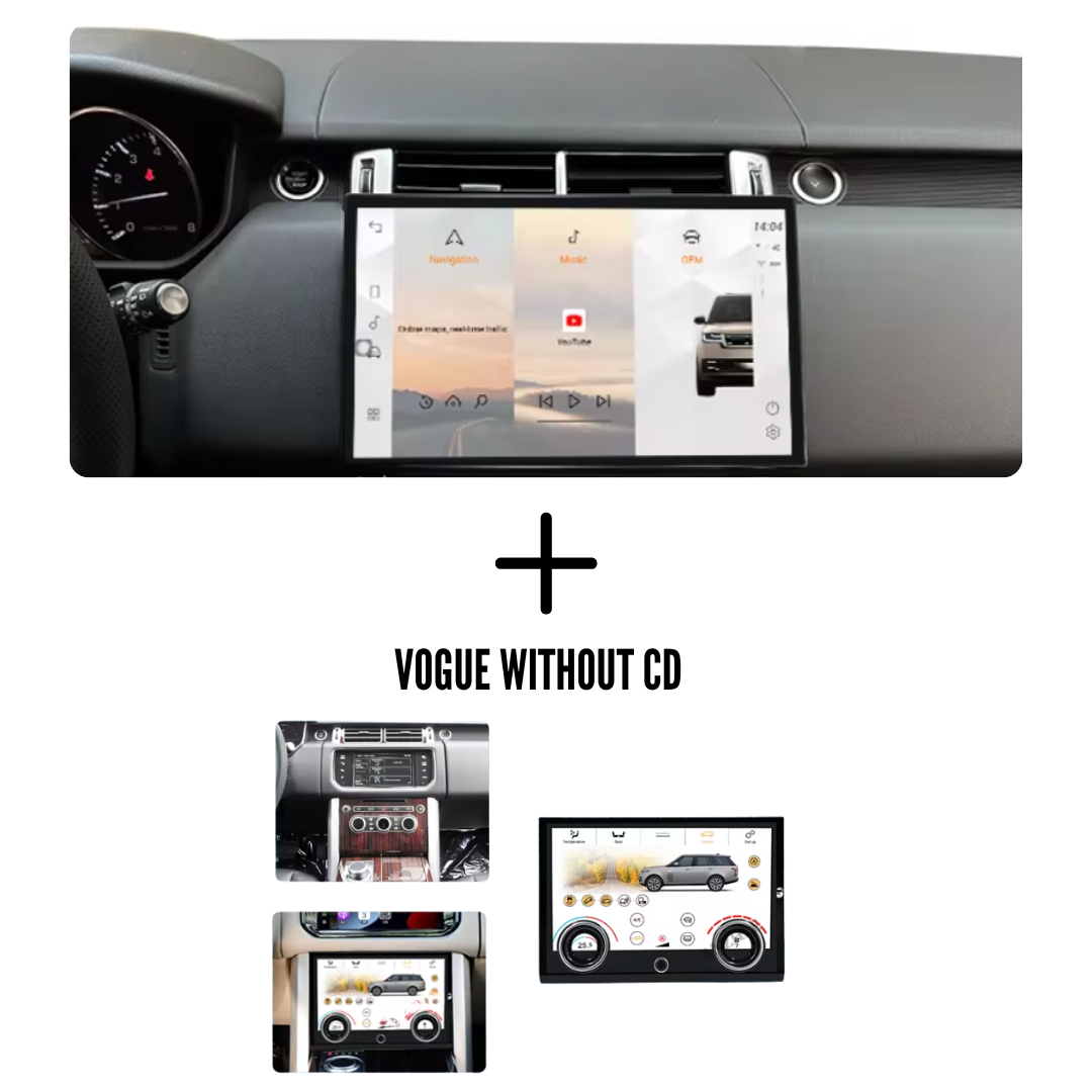 Range Rover | Sport Vogue 13.3inch | 2013-2017 | Android 14 Wireless CarPlay & Android Auto | Car Stereo Head Unit - Pluscenter