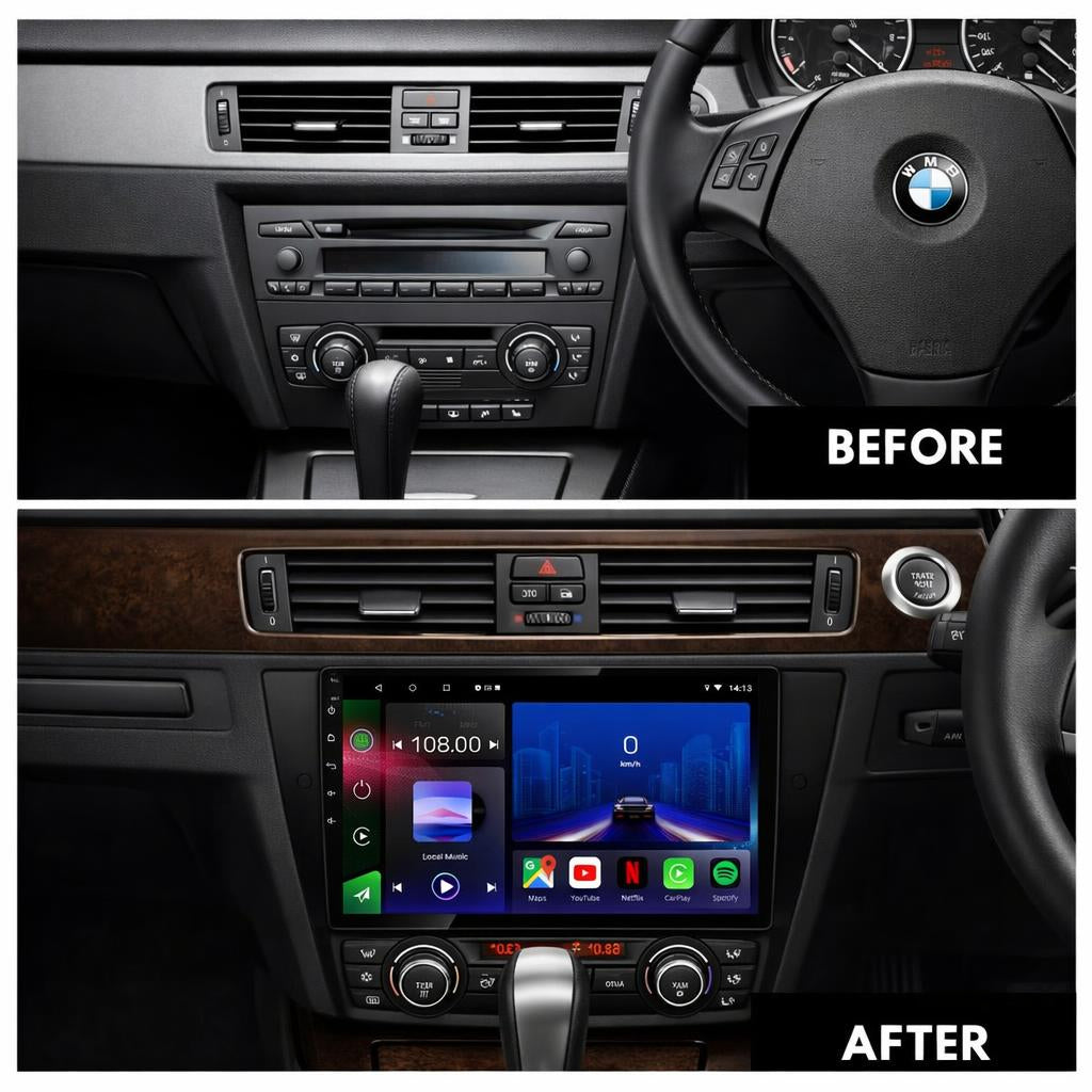 BMW 3 Series | E90 E91 E92 M3 | Android 14 | Car Stereo | Head Unit - Pluscenter