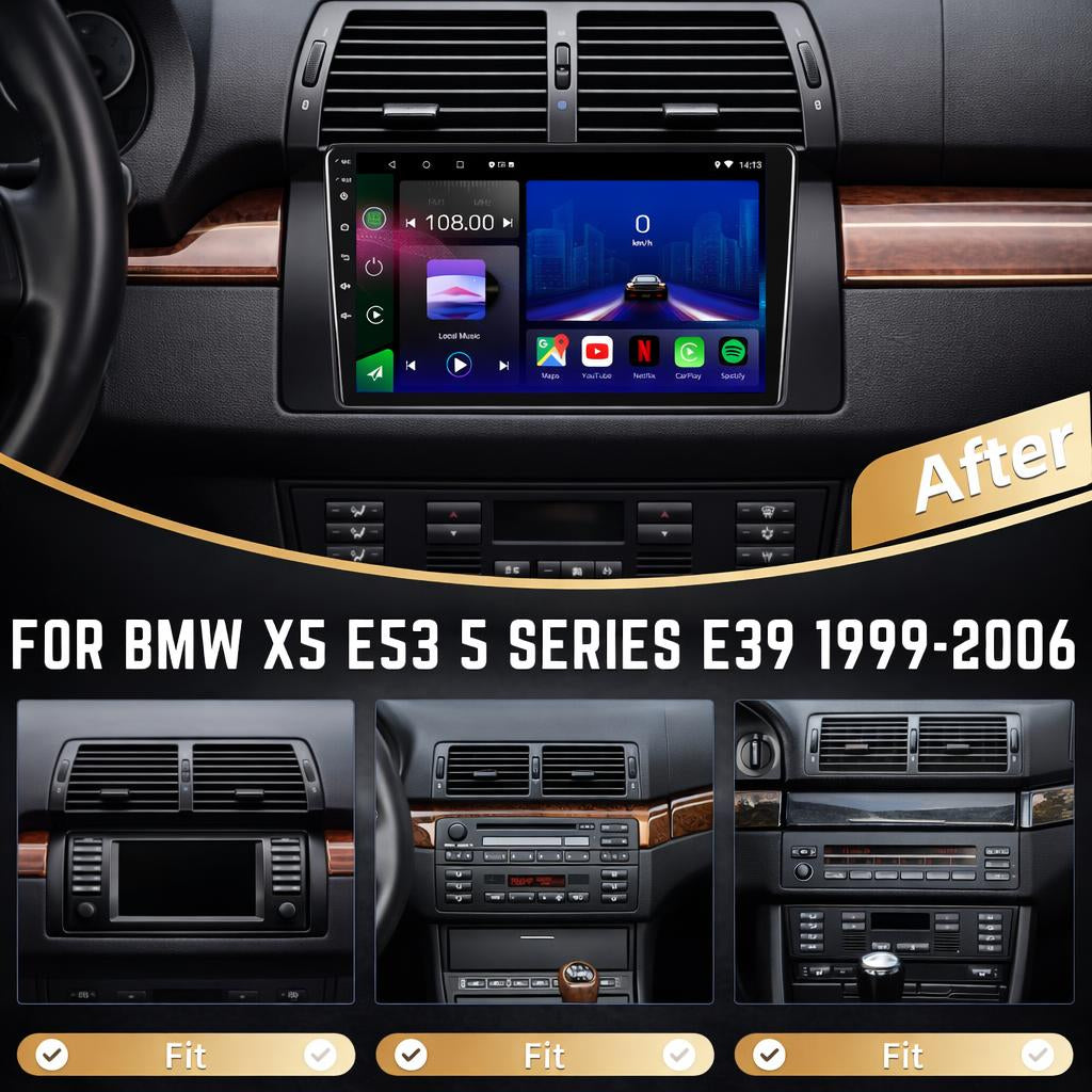 BMW X5 E53 5 Series E39 | Android 14 | Car Stereo | Head Unit - Pluscenter
