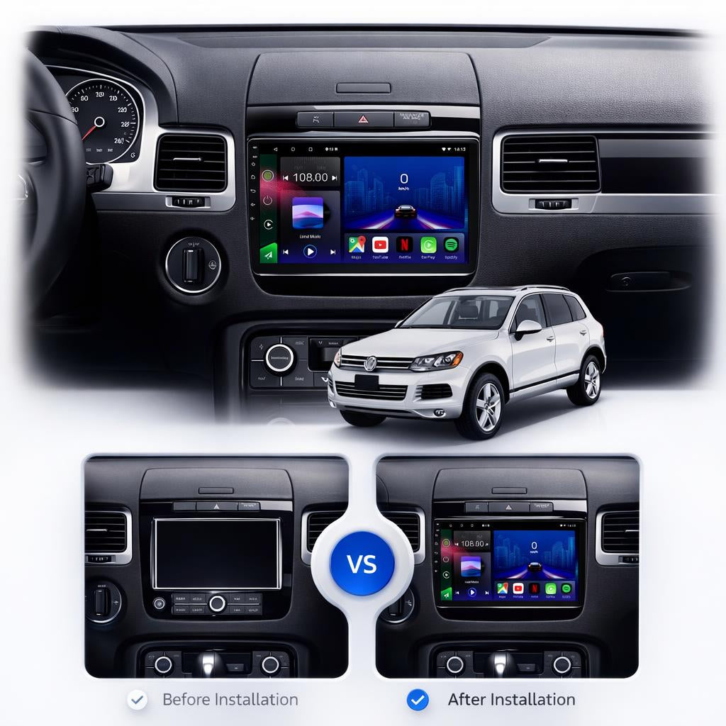 Volkswagen | Touareg | 2010-2018 | Android 14 | Car Stereo | Head Unit - Pluscenter