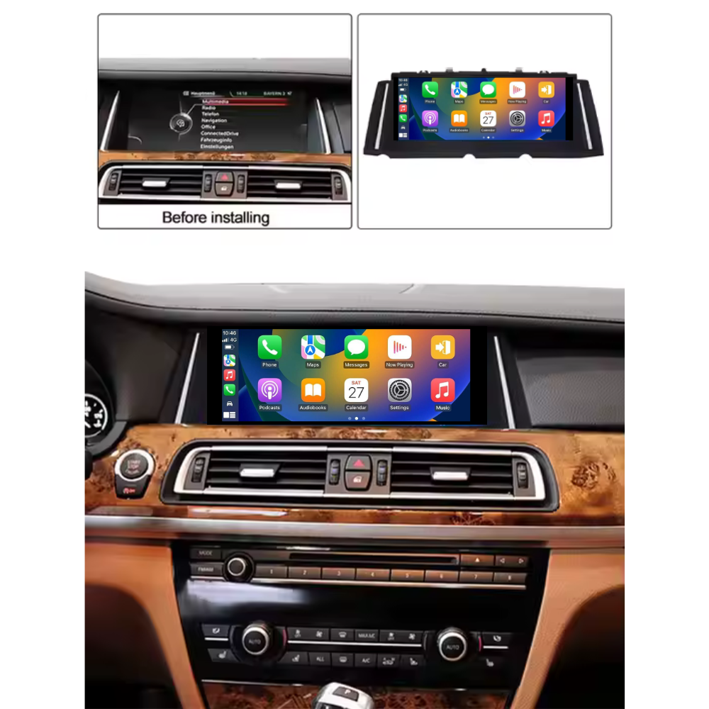 BMW 7 Series | 2008-2015 | F01 F02 F03 F04 | Android 13 Wireless CarPlay & Android Auto | Car Stereo Head Unit CIC NBT - Pluscenter