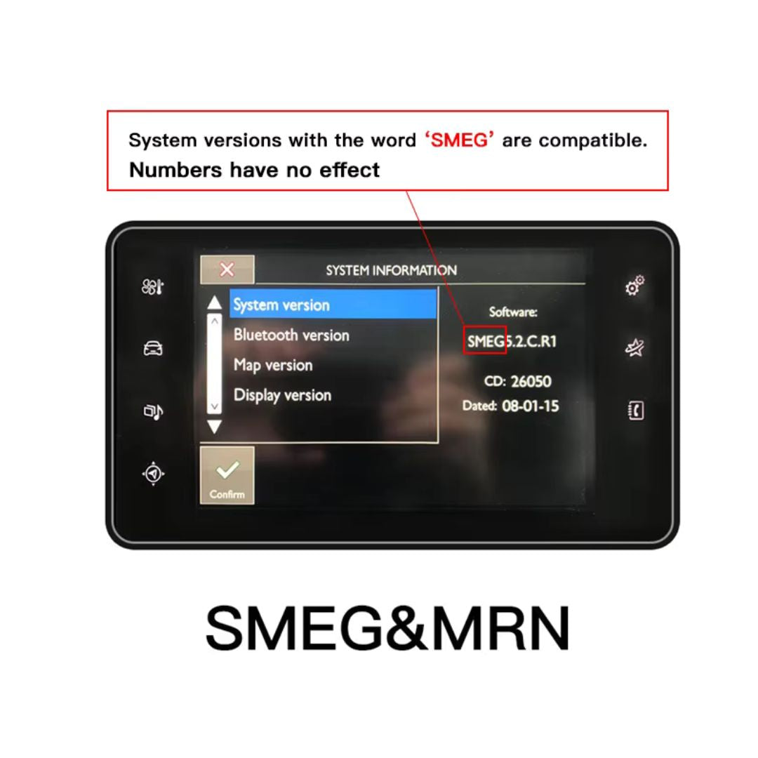 For DS Citroen Peugeot Wireless Apple CarPlay Retrofit Android Auto SMEG&MRN - Pluscenter