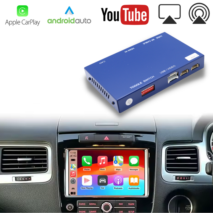 Syncsonic Premium For Volkswagen Touareg Wireless Apple CarPlay Retrofit Android Auto