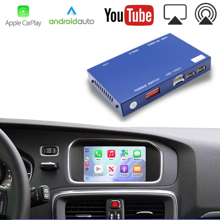Syncsonic Premium For Volvo Wireless Apple CarPlay Retrofit 2013-2020 Android Auto 7inch Original Screen
