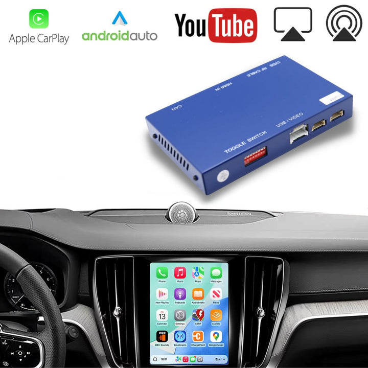 Syncsonic Premium For Volvo Wireless Apple CarPlay Retrofit 2017-2022 Android Auto 9inch Original Screen