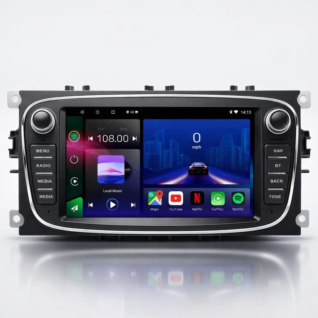 Ford Mondeo Galaxy S-Max Focus Android 14 Car Stereo Head Unit - Pluscenter