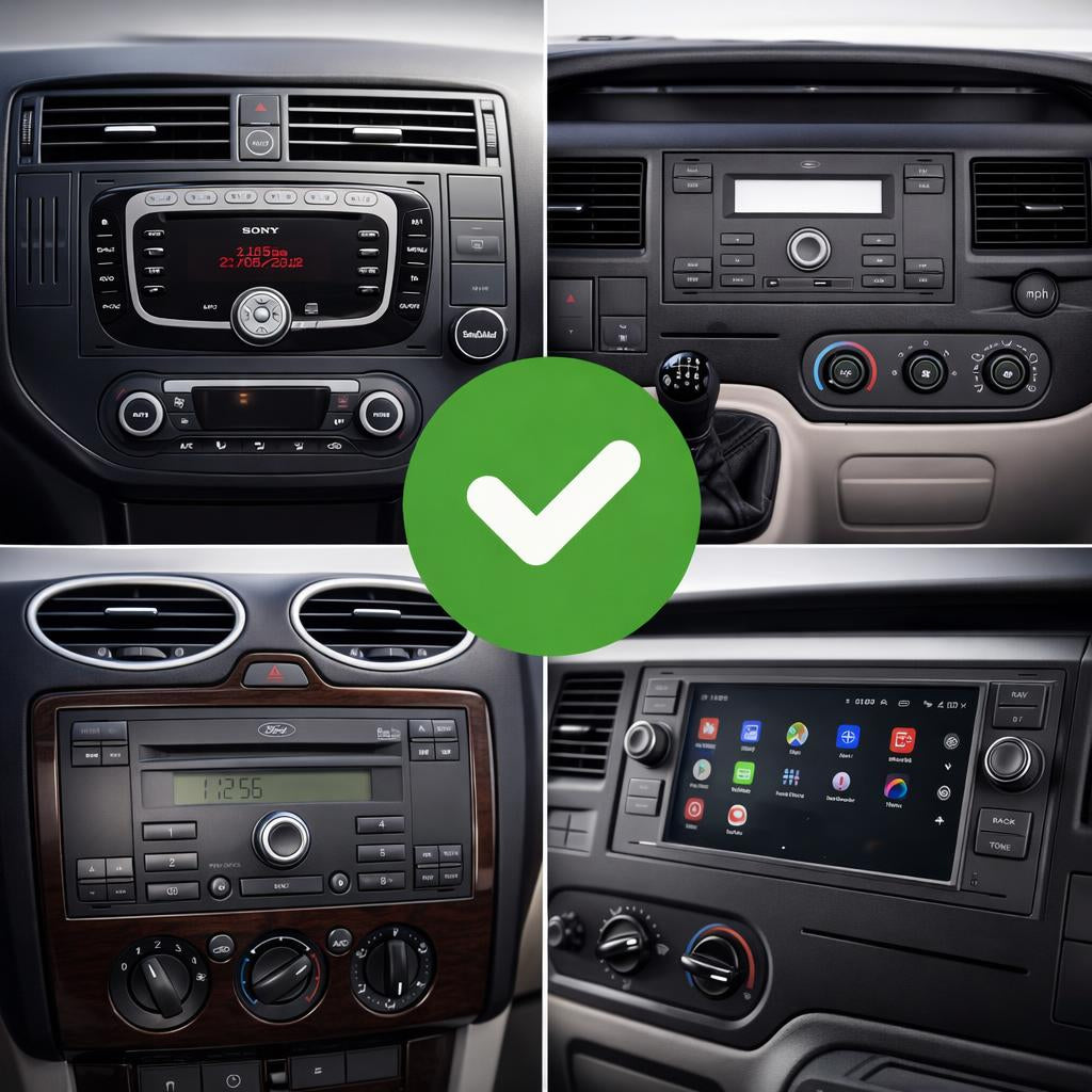 Ford Transit Kuga Mondeo Focus 2005-2013 Android 14 Car Stereo Head Unit - Pluscenter