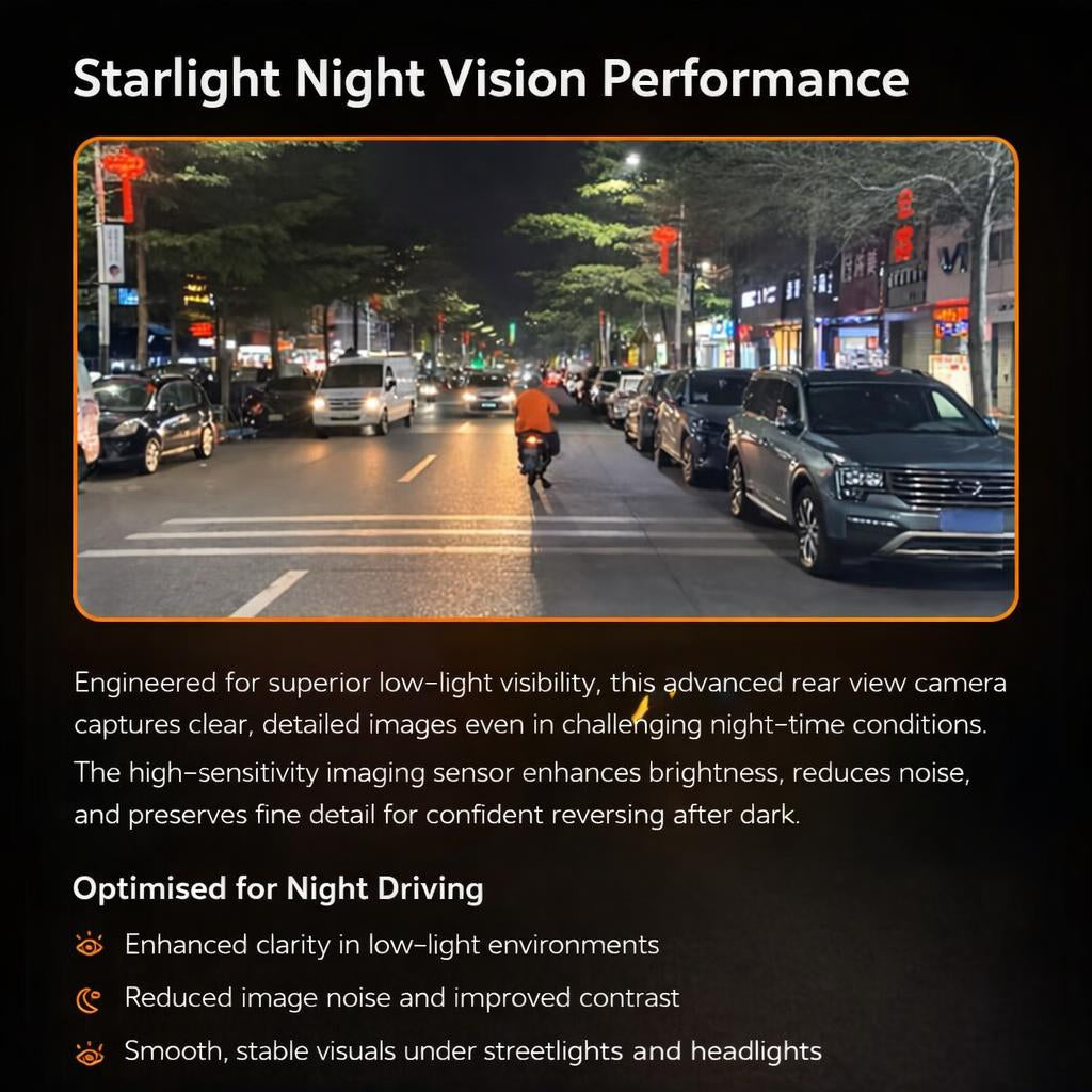 Rear View Back Camera Universal for Android Car Stereos | AHD 1080p Full HD - Pluscenter