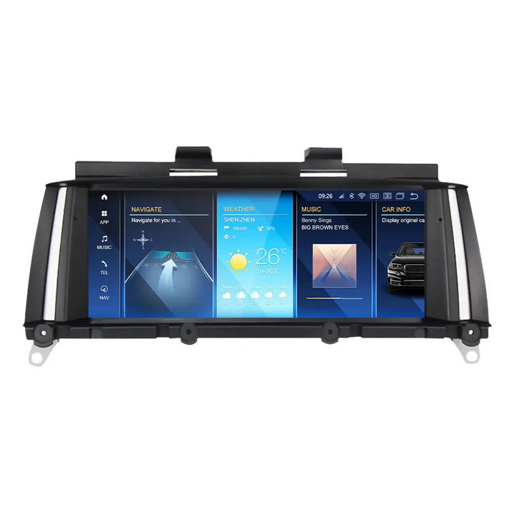 Syncsonic Premium BMW X3 X4 2010-2018 F25 F26 Android 14 Car Stereo Head Unit | CarPlay Android Auto CIC NBT